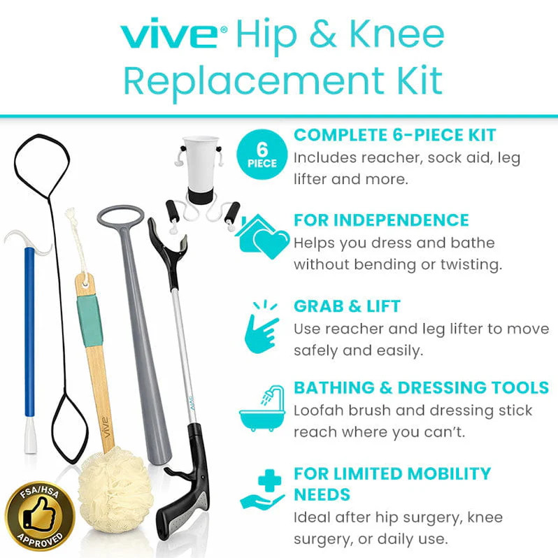 Hip and Knee Recovery Kit - 6 Piece Set