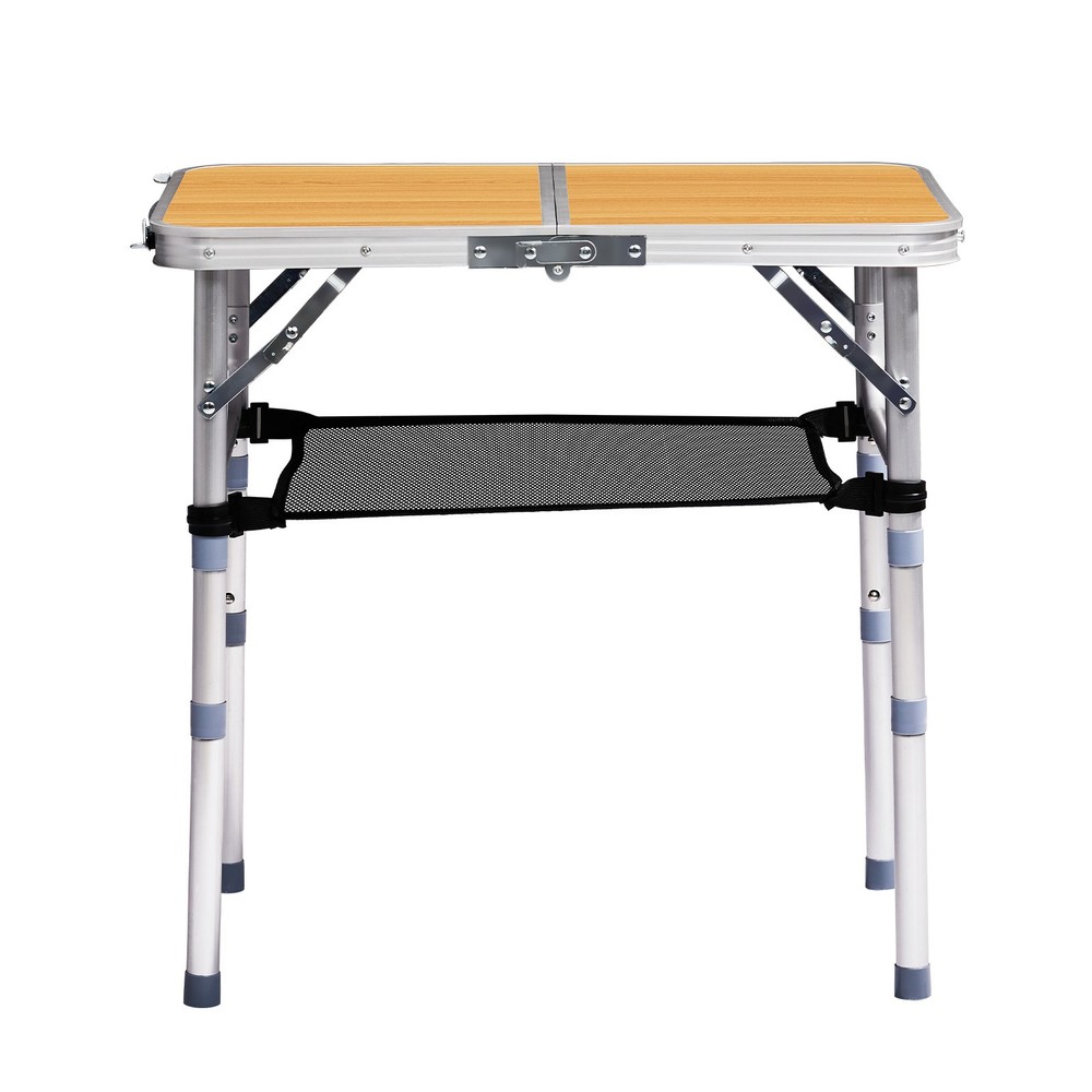 Outdoor Folding Camping Table,2ft Portable Pinic Table with 3Adjustable Height