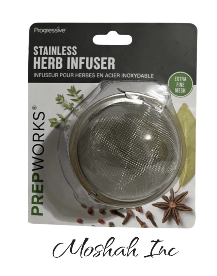 Stainless Herb Infuser Ball -(Extra Fine Mesh) Secure Locking