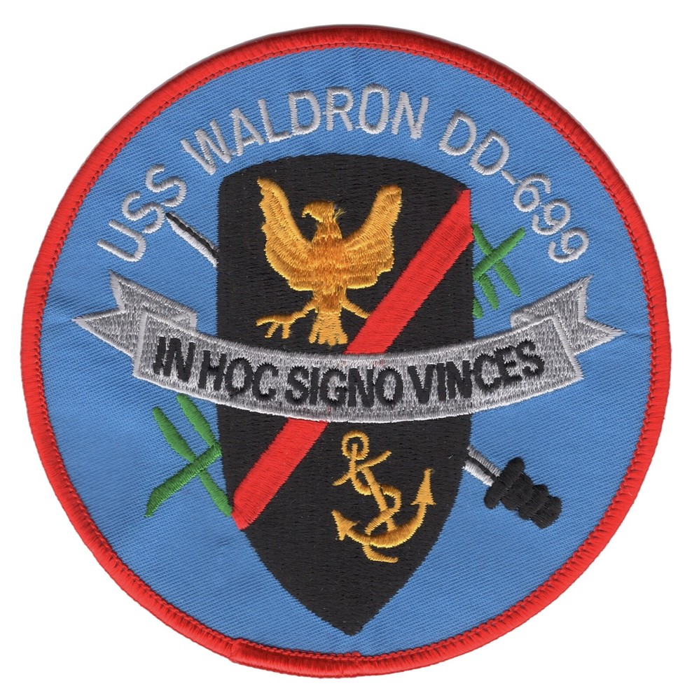 DD-699 USS Waldron Patch