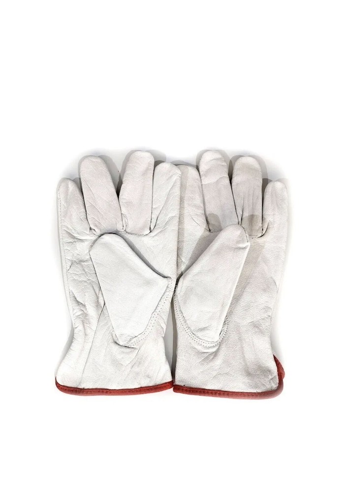 12 Pair Pack, Goat Skin Grain Leather Drivers, work safety gloves (PPE), Size  S