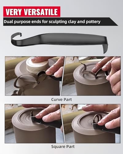 Versatile Pottery Trimming Tools, Sharpened Pottery Tool for Potter, Quality 1