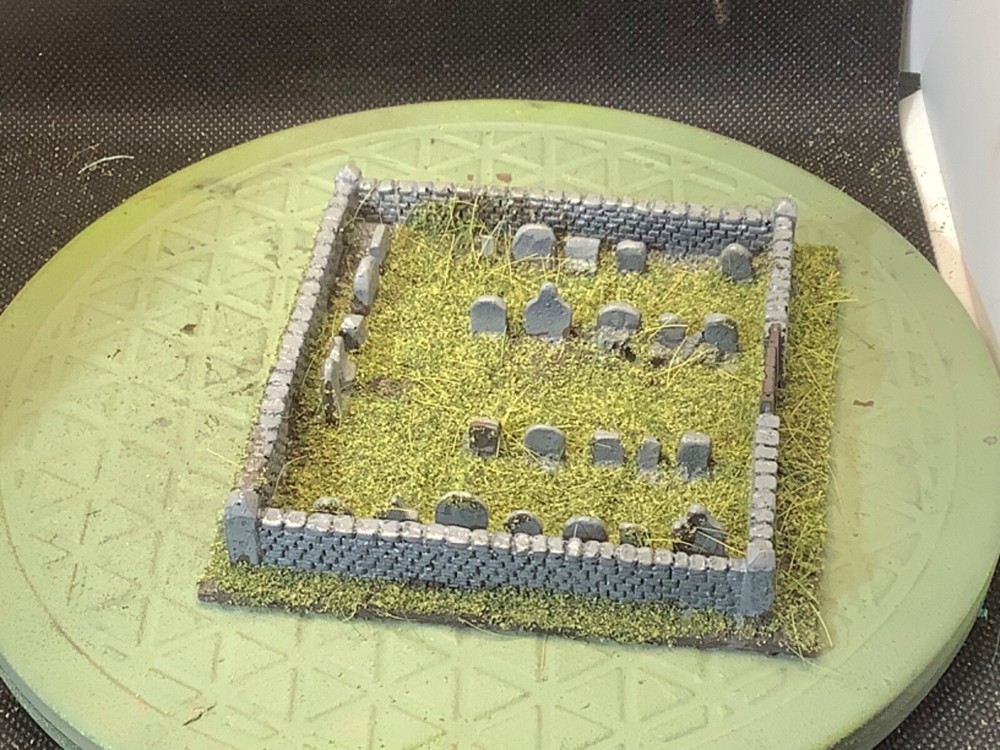 15mm Handpainted Walled Cemetery