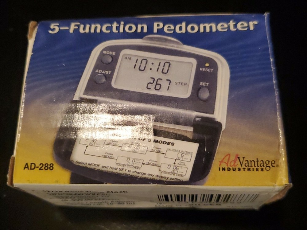 Advantage 5 Function Pedometer Ad-288****NEW IN FACTORY PACKAGING♡♡