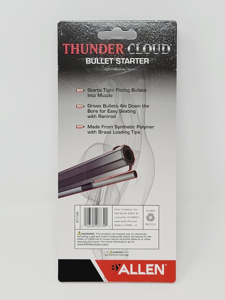 Allen Thunder Cloud Bullet Starter 87110A | Hunting Muzzle Loader Bullet Starter