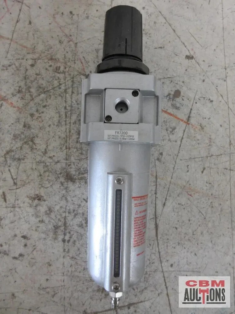 1/2" Air Compressor Regulator & Filter In Line Combo With Gauge Compressed Air