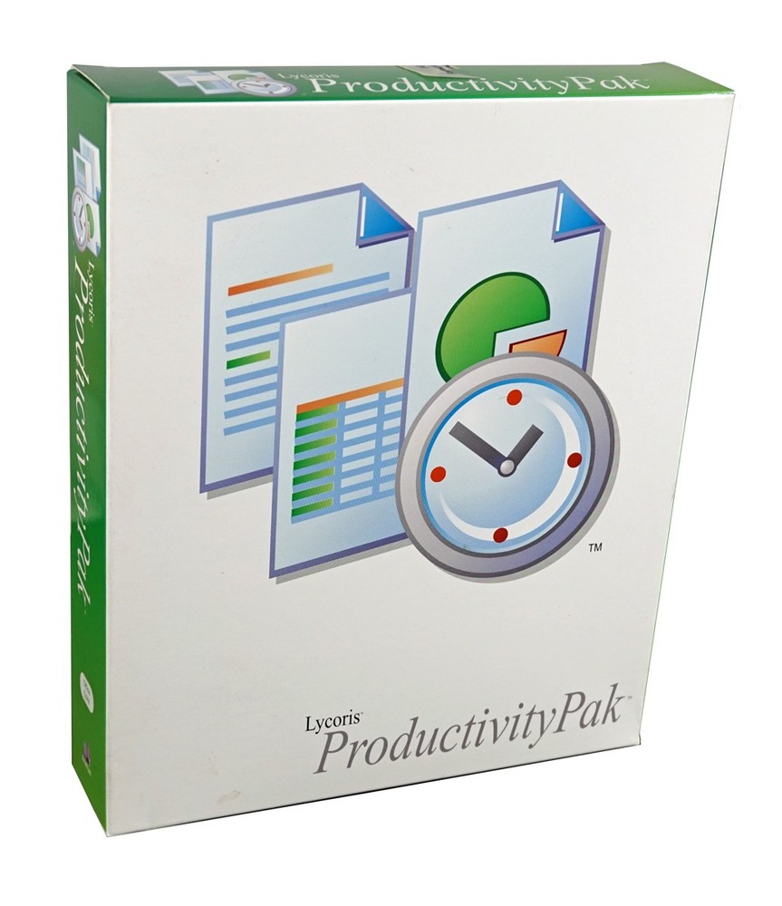 Lycoris Productivity Pak Office Suite - documents created are in open XML format