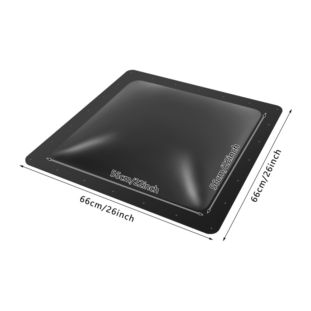 Universal RV Skylight Replacement, 66 cm × 66 cm, For Campers