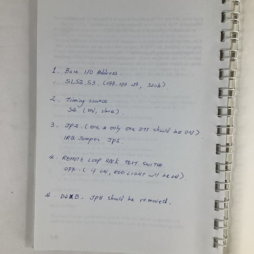 Dialogic Voice Communication System Installation Guide 1988 Spiral Bound