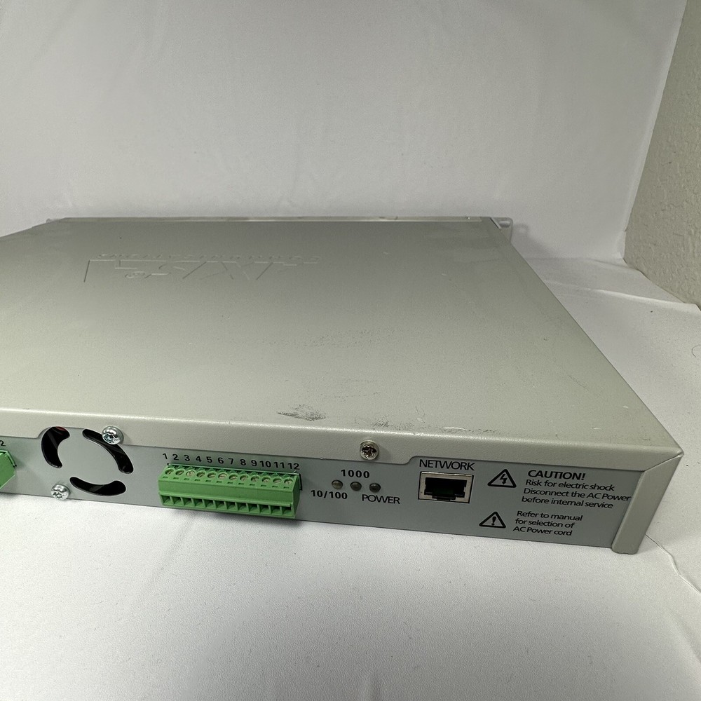 Axis 291–1U 19" Video Rack Complete w/ THREE Q7406 Video Encoder Blades