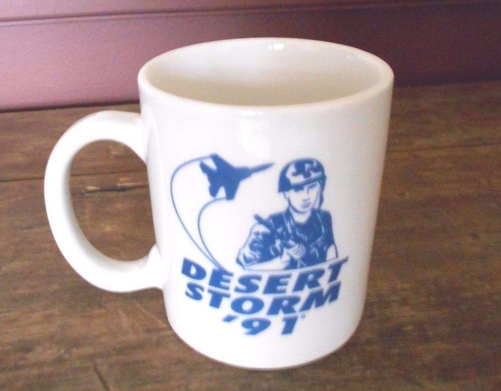 1991 DESERT STORM COFFEE CUP