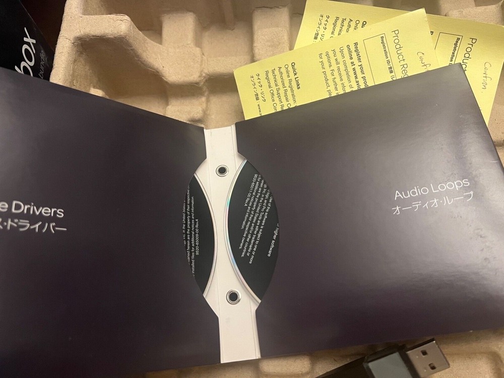 Avid ProTools9 & Mbox, iLok, never installed, never used key code!