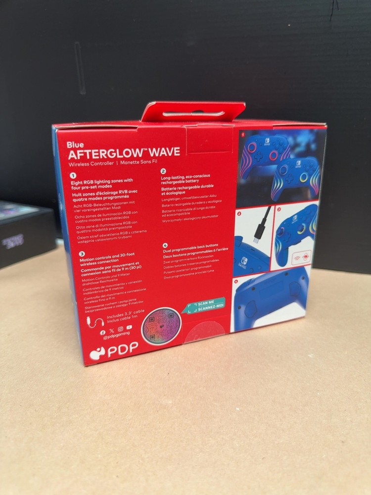 PDP Afterglow Wave Wireless Controller Nintendo Switch