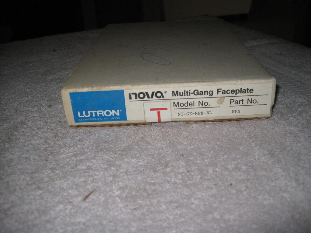 LUTRON  NOVA T NT-GE-NFB-BL BLACK