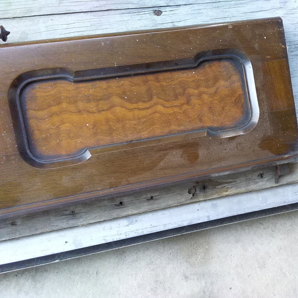 Walnut Wood Architectural Salvage Organ 1880's Panel Solid