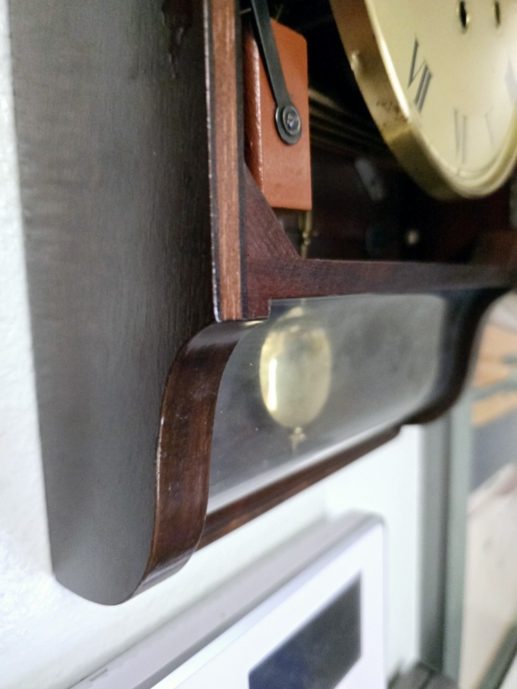 Antique Mauthe Wall Clock Runs And Stops
