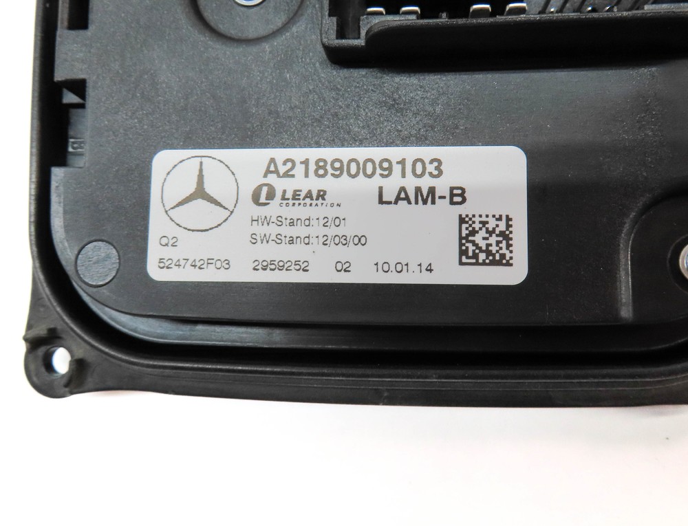 14 MERCEDES GL450 (X166) FRONT LEFT DRIVER DAYTIME RUNNING LIGHT CONTROL MODULE