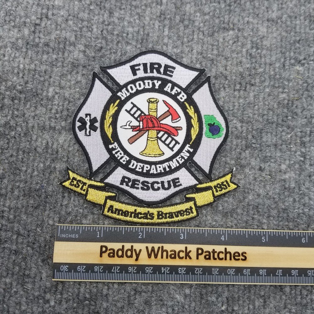Moody AFB Fire Rescue Patch