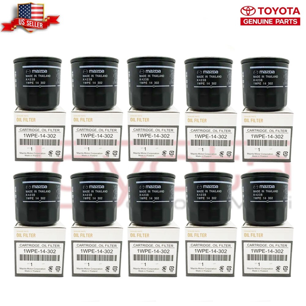 10 Pack Genuine OEM Mazda Engine Oil Filter 1WPE-14-302
