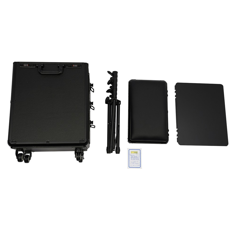 Cosmetic Storage Box Multi Function Makeup Case Rolling Luggage Suitcase 44.09lb