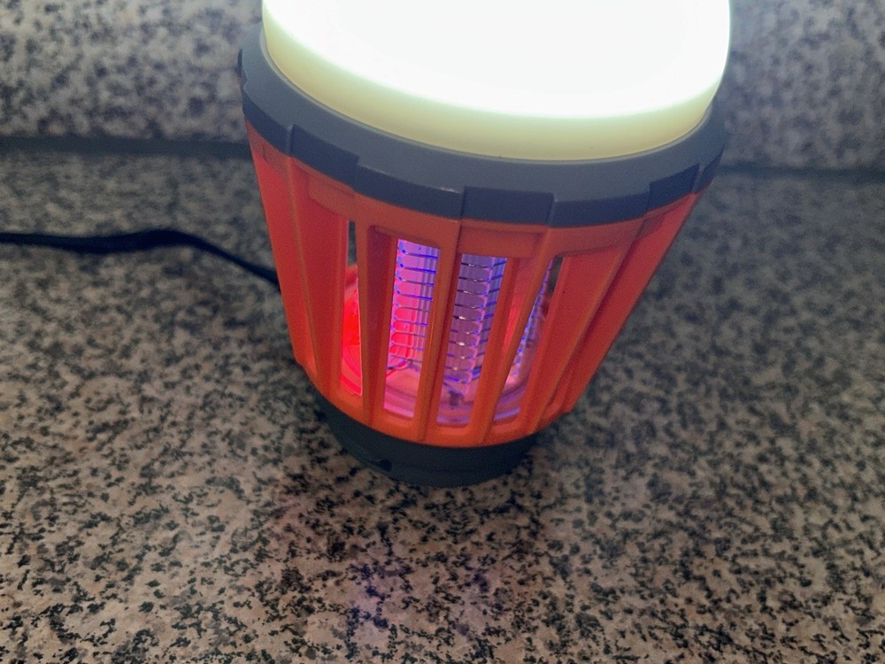 LED Camping Lantern Bug Zapper USB Rechargeable Mosquito Killer Light
