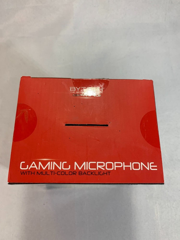 New Bytech Adjustable Gaming microphone - new- Multi Color Backlight Hands Free