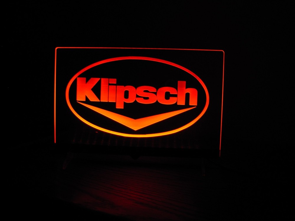 KLIPSCH ETCHED ACRYLIC LED SIGN