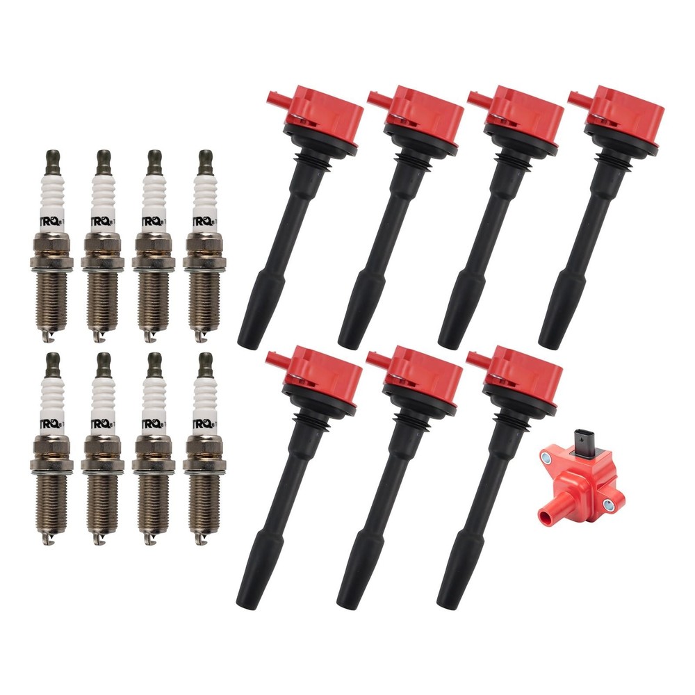 TRQ Performance Ignition Coil and Iridium Spark Plug Kit 16 Piece High Perfor...