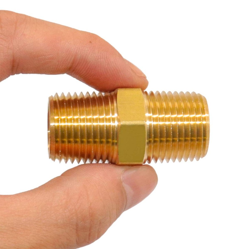 1/4 NPT x (O.D x O.D: 1/2'' x 1/2''), Size is the nominal pipe code, it does...