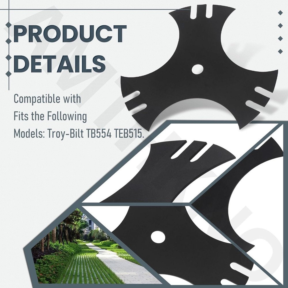 2 Pack Side Edger Star Blades for Craftsman Edger Replacement 9" Blades, Compati