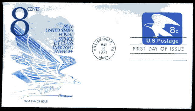 U557 8c Eagle, Fleetwood, FDC
