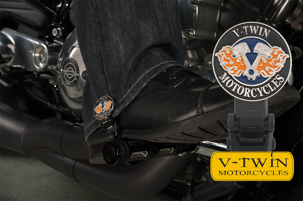 4" V-Twin Cycle Biker Boot Straps
