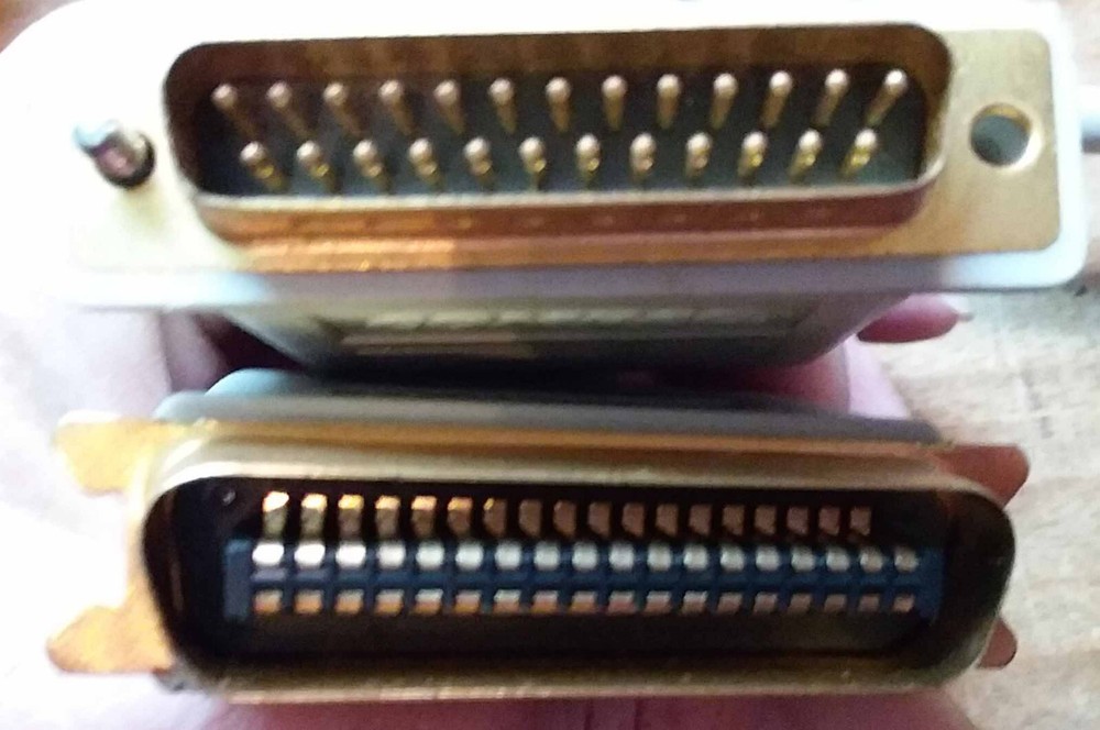 Computer Cable 12 ft. - Vintage 36 - 25 SCSI - Compaq