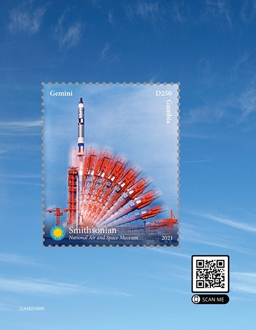 Gambia 2021 - Space - Gemini - Souvenir Stamp Sheet - Scott #3937 - MNH