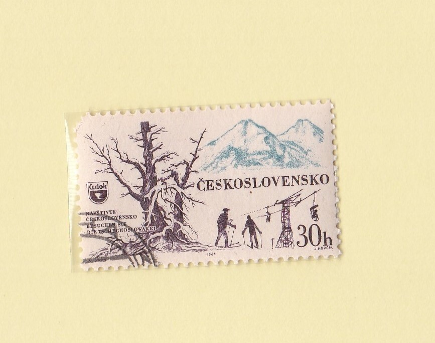Czechoslovakia Stamp Ceskoslovensko Navstivte 30h