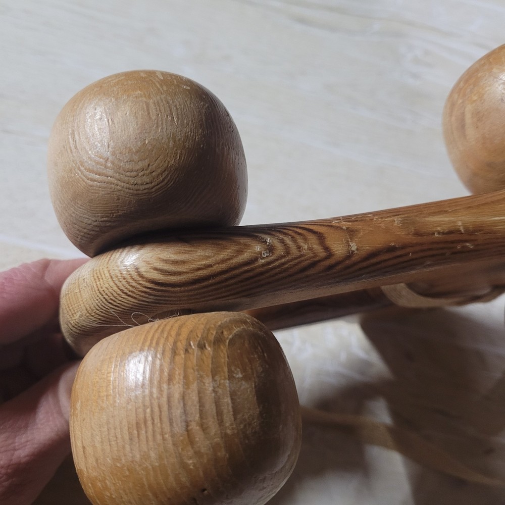 Wooden Duck Pull Toy – Solid Wood Baby Pull Toy with String