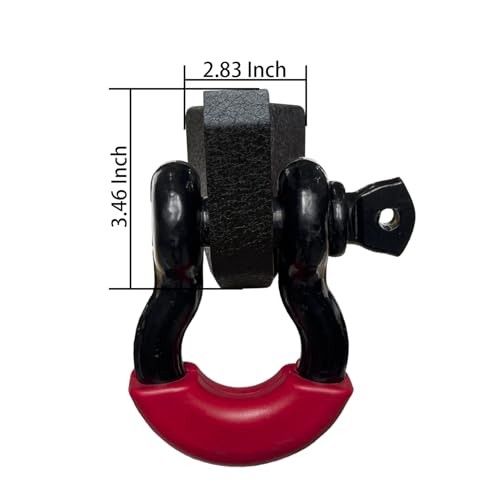 Front Demon Bracket Tow Hook Shackle Mount Kit Compatible with 2007-2021