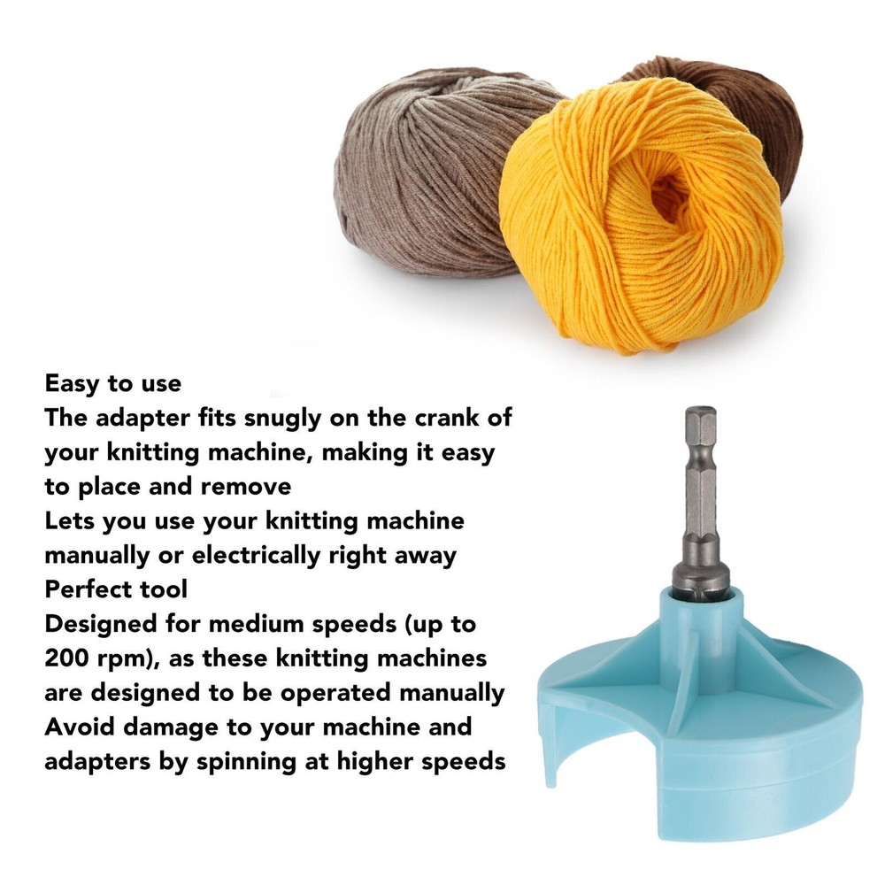 Knitting Machine Adapter Professional Replaceable Crochet Machine Adapter