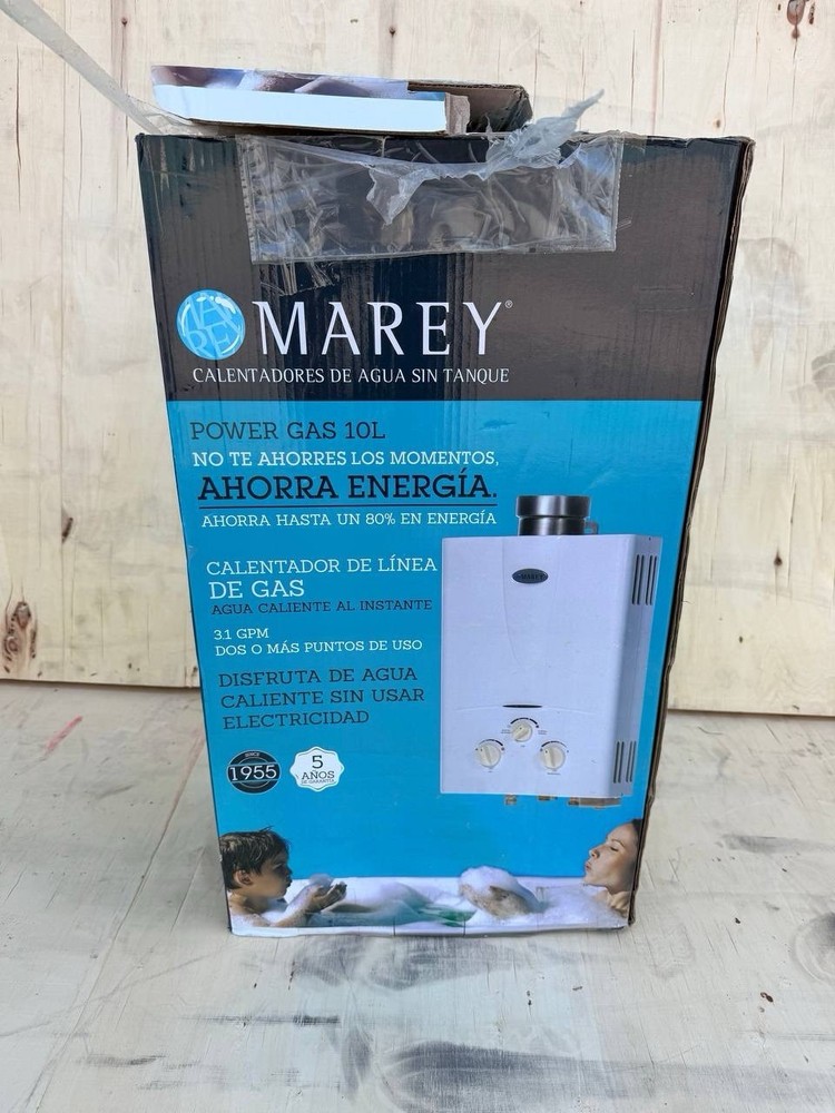 Marey 10L Tankless Gas Water Heater – Open Box (New)