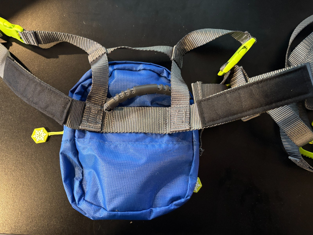 Lucky Bums Ski Trainer Grip-n-Guide Handle Leashes Backpack Blue, MINT CONDITION