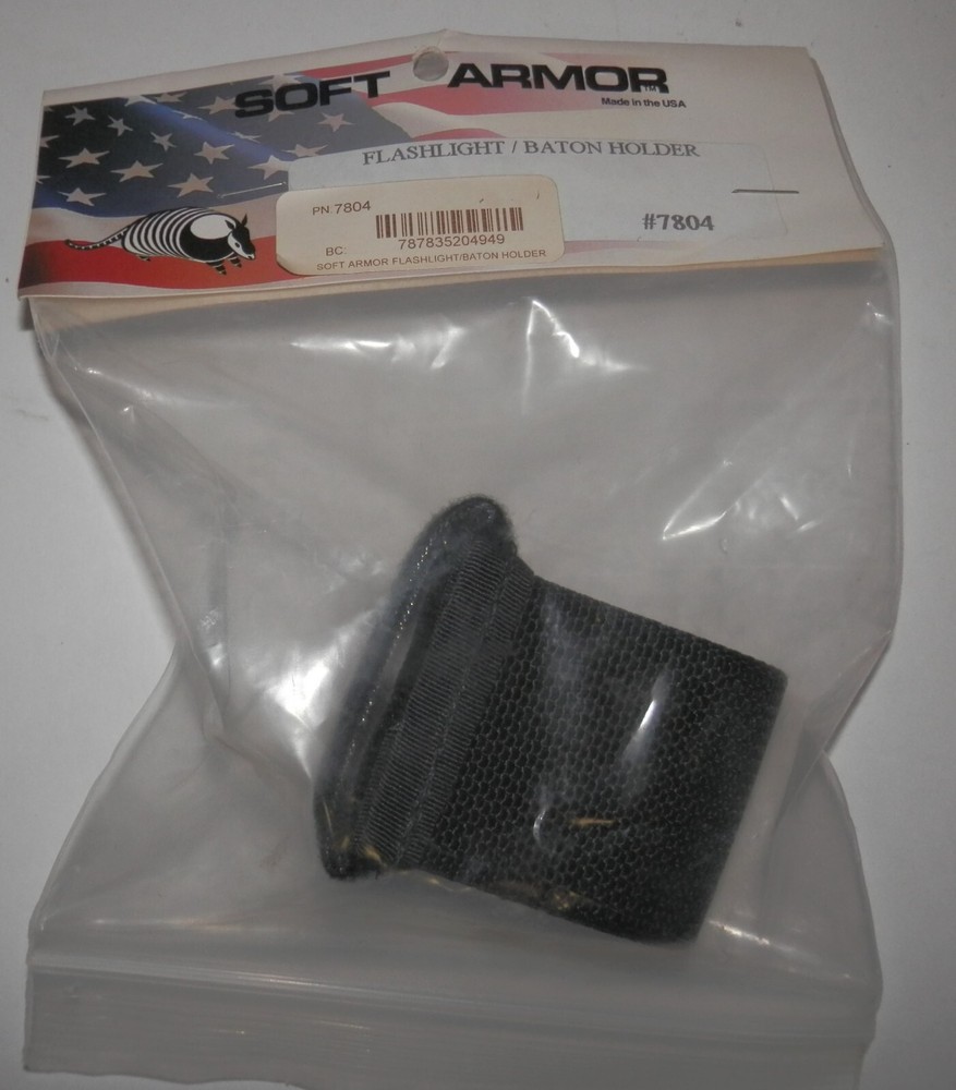 Soft Armor Flashlight / Baton Holder #7804 NIP (USA)