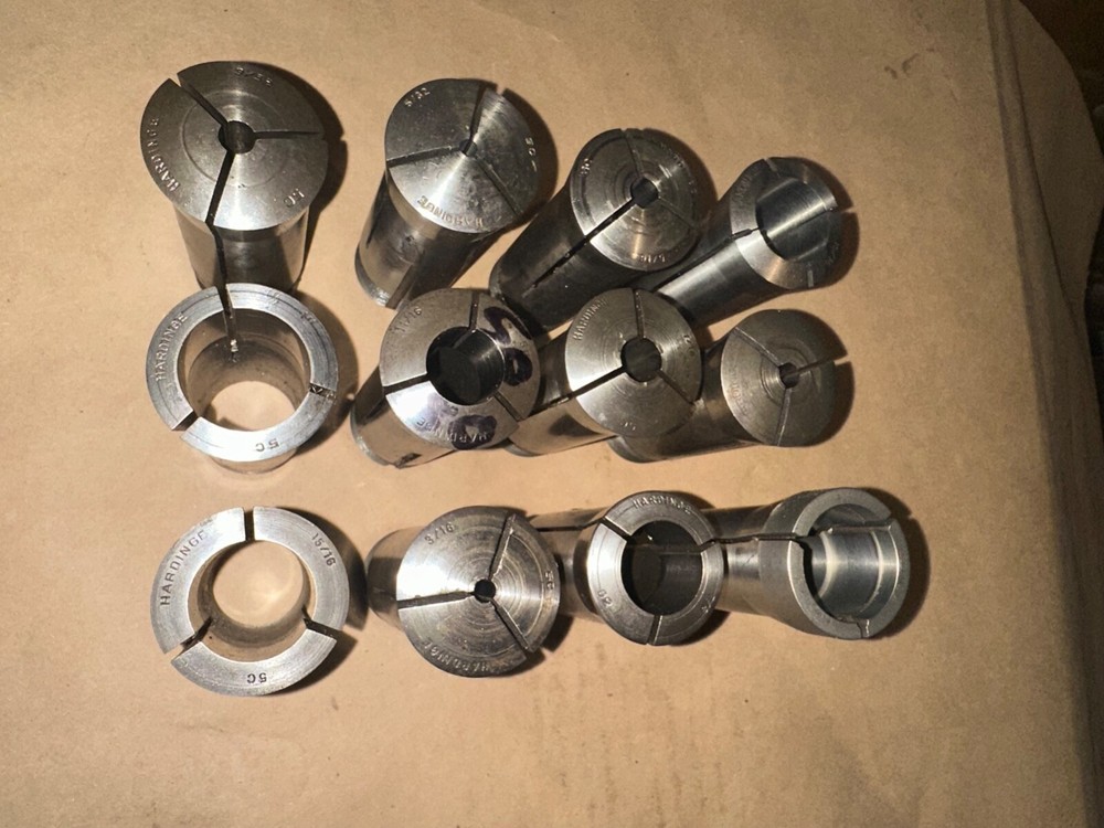 HARDINGE 5C COLLETS VARIOUS SIZES QTY 12