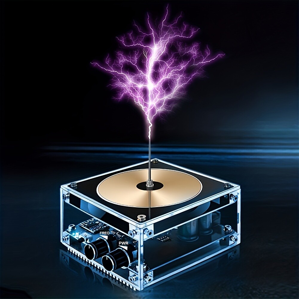 Bluetooth Tesla Coil Music Mini Science Experiment Teaching Tool Gift Golden