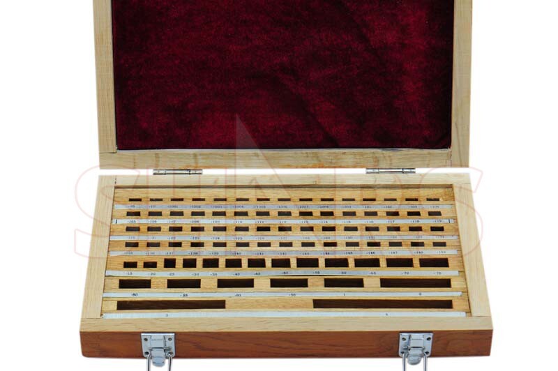 Shars Empty Wooden Case for 81 PCS Rectangular Gage Block Sets New R