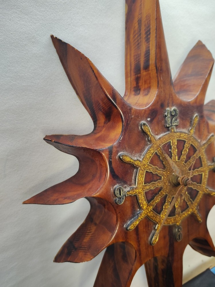 wooden clock faces vintage