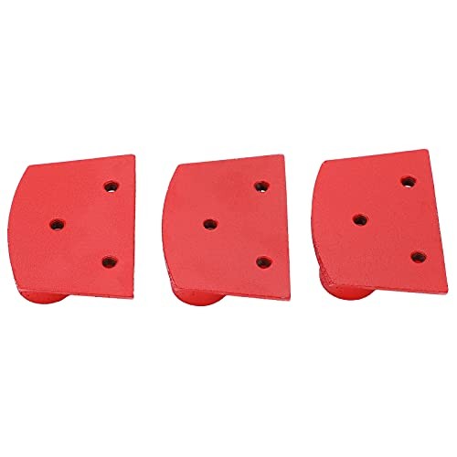 3PCS Trapezoid Diamond Grinding Pads 2-Cylinder Teeth Scraper for Granite