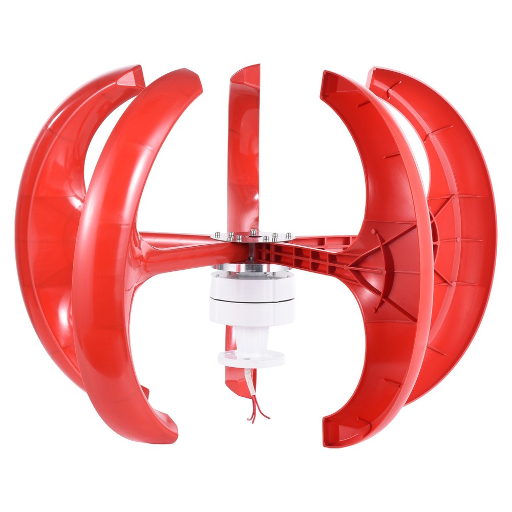 1200W 24V Vertical Axis Wind Power Turbine Generator Controller Home Windmill-