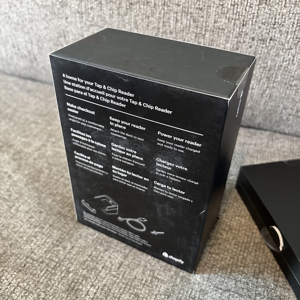 Shopify Tap & Chip Card Reader with Dock BUNDLE Read