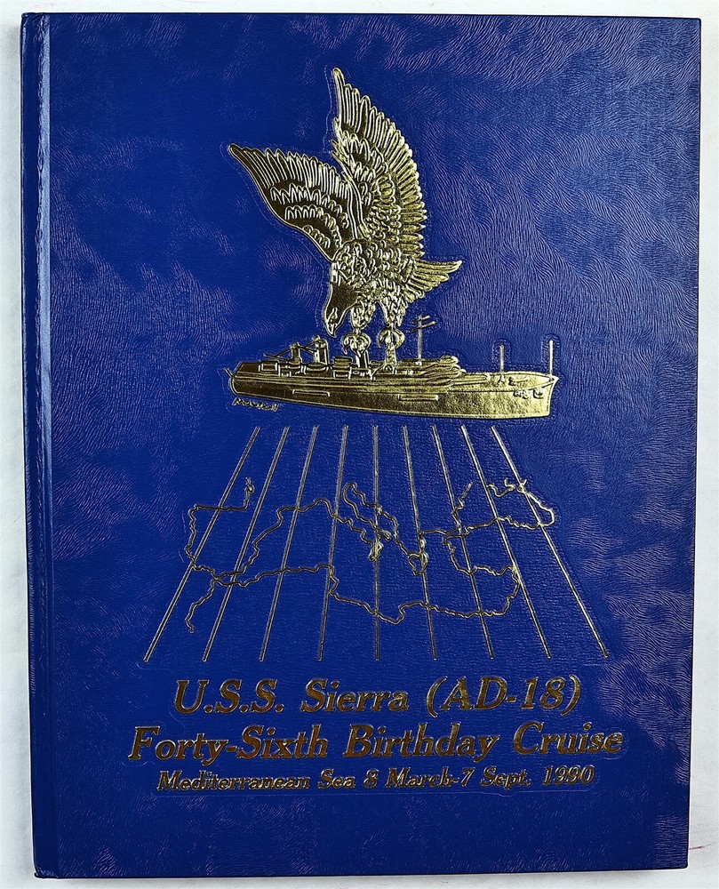 USS Sierra (AD-18) 1990 Mediterranean Deployment Cruise Book