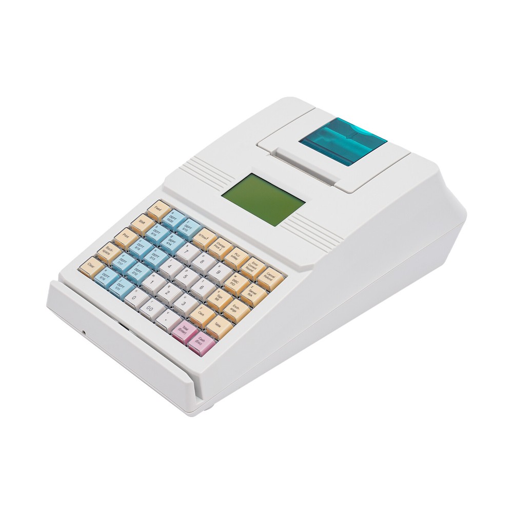 40-Keys Cash Register Tabletop Ratail Cash Register Rectangular Cashing System